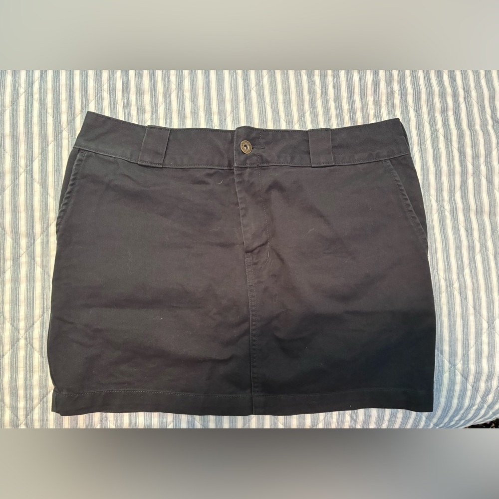 Dickies Women's Dark Grey Mini Skirt